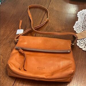 Margot Crossbody Bag in Rich Orange